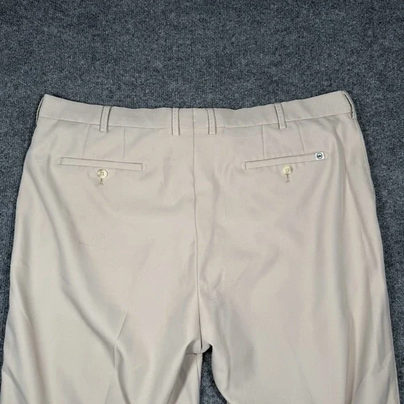 Peter Millar Pants Mens 42x30 Beige Khaki Crown Sport Pocket Golf Casual - Picture 5 of 10